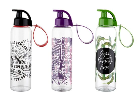 Butelka SPORT 750 ml z uchwytem mix kolorów