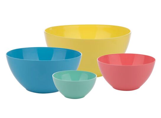 Komplet 4 misek mix kolorów