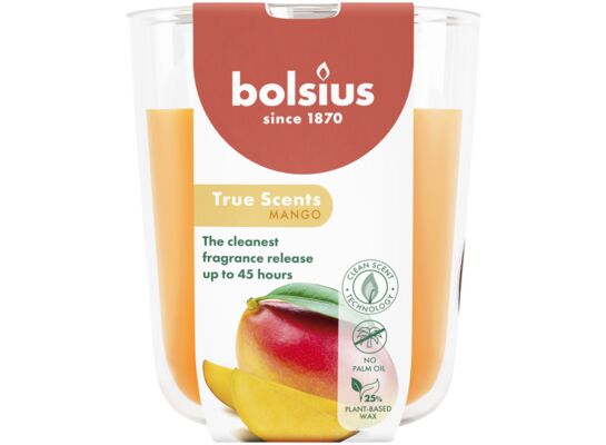 Świeca zapachowa w szkle True Scents Mango 45 h