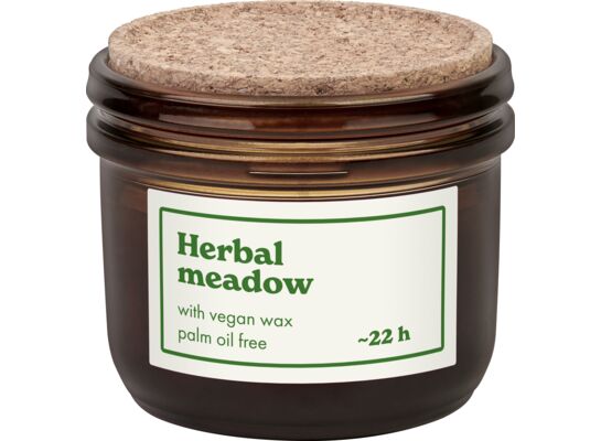 Świeca zapachowa z woskiem wegańskim Herbal Meadow 22 h