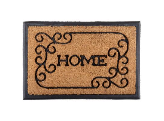 Wycieraczka gumowo-kokosowa Walker 60 x 40 cm Home brązowy