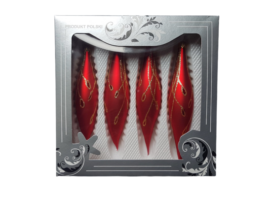 Zestaw bombek kształtowych 4 sztuki mix