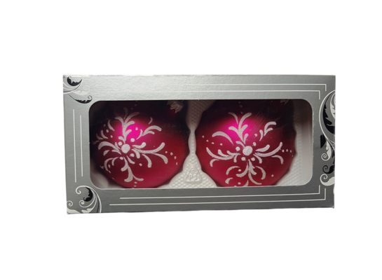 Zestaw bombek DEKOR I 10 cm 2 sztuki mix