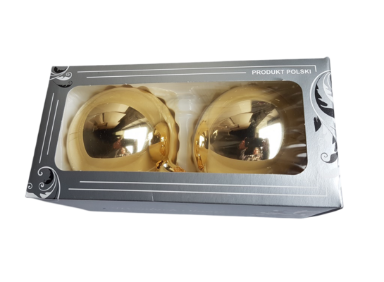 Bombka 10 cm 2 sztuki mix