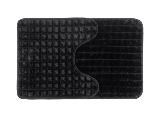 Dywanik łazienkowy Panama 2-elementowy czarny