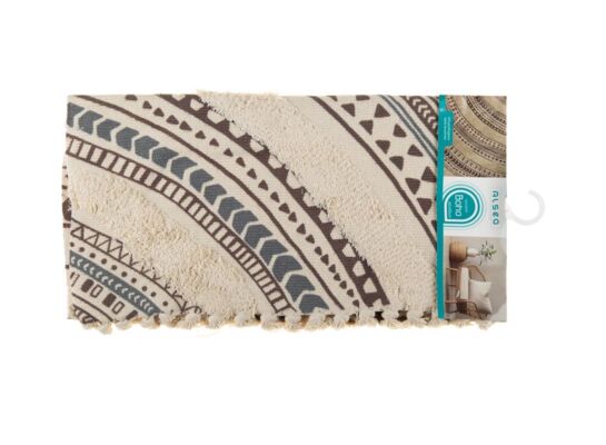 Dywanik Boho 60 x 90 cm szlaczki wielokolorowy