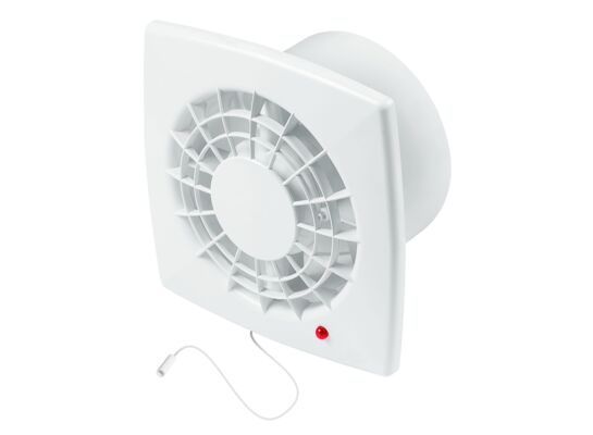 Wentylator łazienkowy WGB125W biały, 0,7 kg, Ø125, włącznik pociągany AWENTA