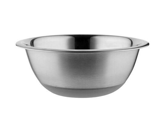 Miska nierdzewna z silikonowym dnem 22 cm 1,7 l srebrny