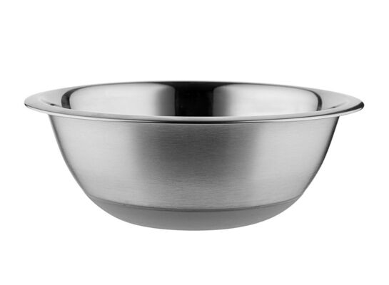 Miska nierdzewna z silikonowym dnem 24 cm 2,2 l srebrny