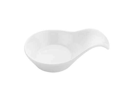 Komplet 3 miseczek z uchwytem Alta do dipów biały