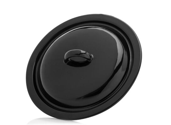 Pokrywka emaliowana Enamelled 22 cm czarny