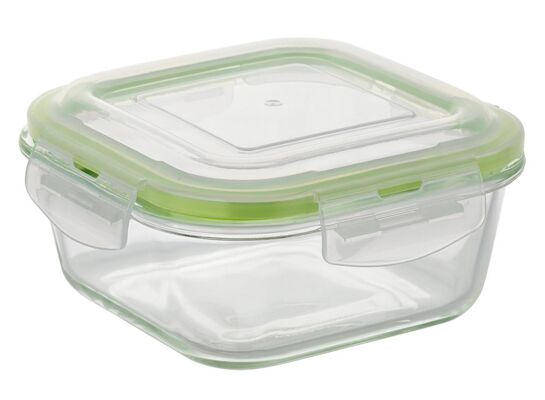 Pojemniki na żywność Frigo szklany kwadratowy 2200 ml transparentny