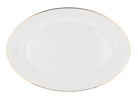 Półmisek porcelanowy owalny Belissima 34 cm biały