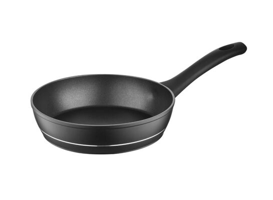 Patelnia aluminiowa Delux 18 cm czarny