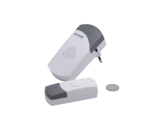 Dzwonek bezprzewodowy AC 50 m 36 melodii biały