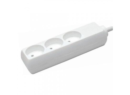 Gniazdo przedłużacza potrójne bez uziemienia GP-3B