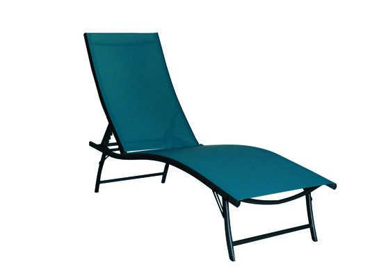 Leżanka 183 x 54,5 x 90 cm turkusowy