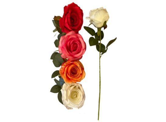 Gałązka róży 46 x 10 cm mix