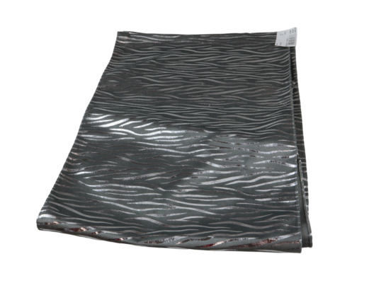 Bieżnik 35 x 180 cm szaro-srebrny