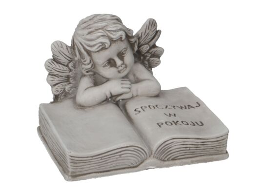 Figurka cementowa Spoczywaj w pokoju 18,3 x 17,8 x 13,7 cm