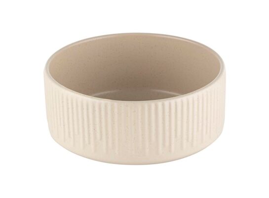 Salaterka Gredis zdobiona 14 cm kremowy