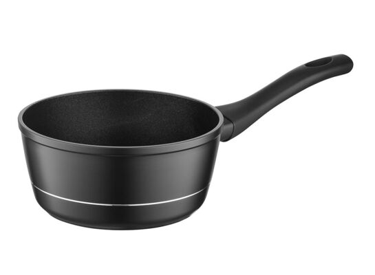 Rondel aluminiowy Delux 18 cm 1500 ml czarny