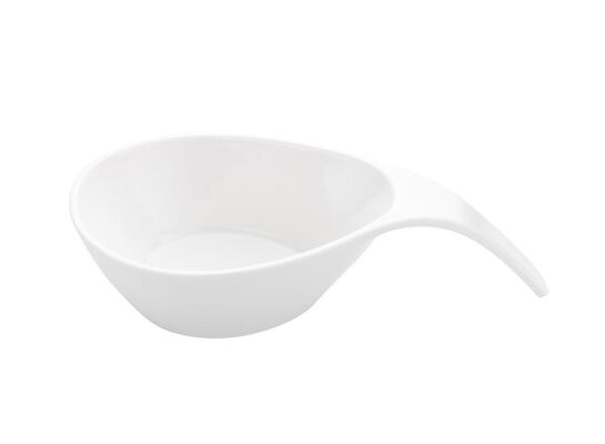 Salaterka z uchwytem Alta 24 x 12 cm biały