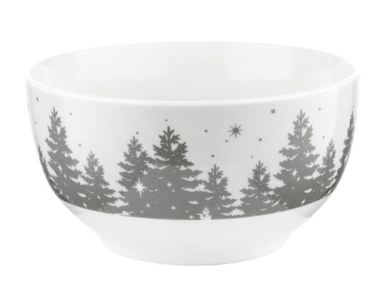 Salaterka Alaska zimowy las 13 cm biało-szary