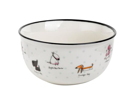 Salaterka Puppy pieski 14 cm wielokolorowy