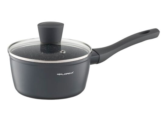Rondel amuliniowy z pokrywką Savoy 16 cm 1300 ml czarny