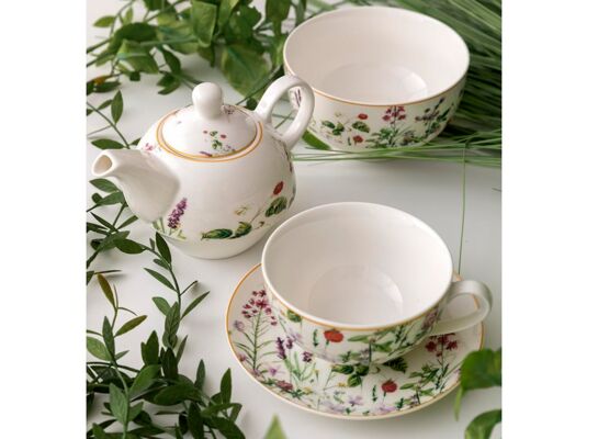 Salaterka Idylla kwiaty 13 cm wielokolorowy