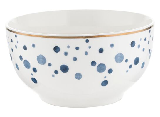 Salaterka Mare Hope kropki 13 cm niebiesko-biały