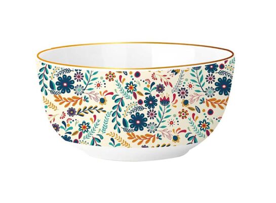 Salaterka Ville kwiaty 14 cm wielokolorowy