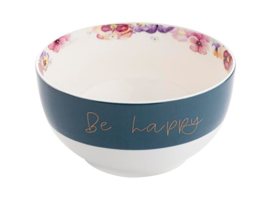 Salaterka Bratki 13 cm niebieski