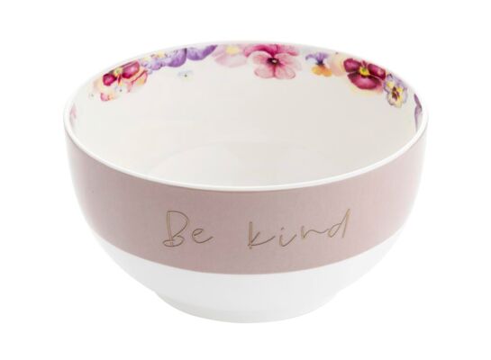 Salaterka Bratki 13 cm różowy