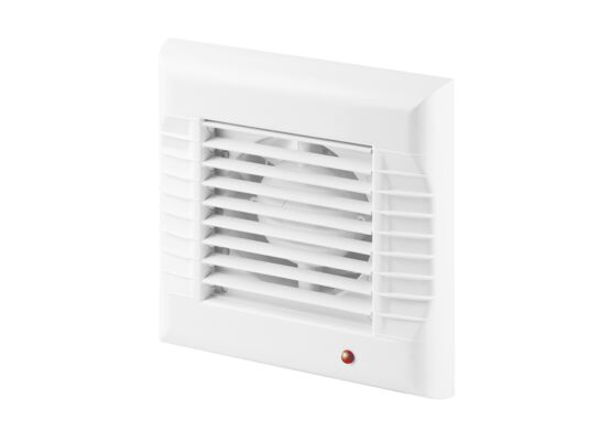 Wentylator łazienkowy WM100T biały, 0,74 kg, Ø100, opóźnienie wyłączenia AWENTA