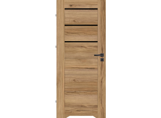 Drzwi wewnętrzne komo black 70L catania podcięcie lewe