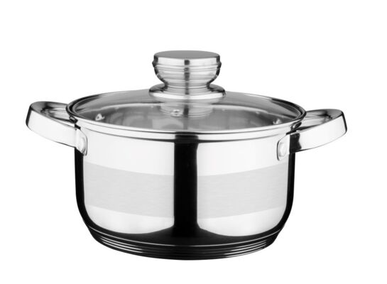 Garnek Tytan ze stali nierdzewnej 18 cm 2,5 l srebrny
