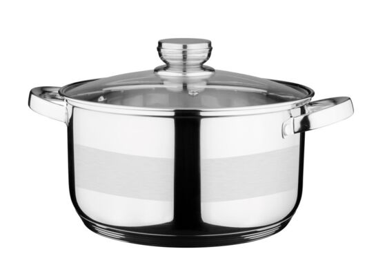 Garnek Tytan ze stali nierdzewnej 24 cm 5,8 l srebrny