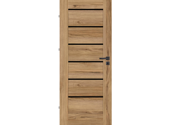 Drzwi wewnętrzne komo black 80L catania pokój lewe