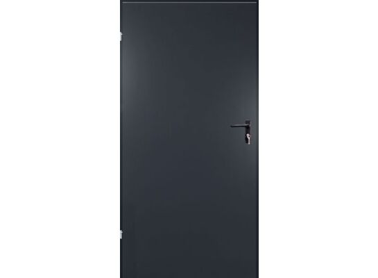 Drzwi techniczne 90L antracyt lewe