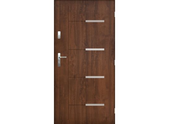 Drzwi zewnętrzne rito 90L orzech lewe