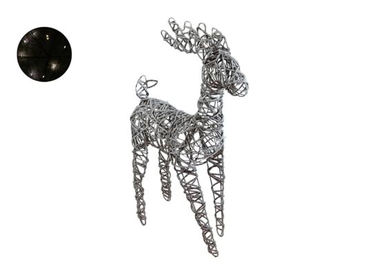 Dekoracja 50 LED renifer 3 x 22 x 80 cm