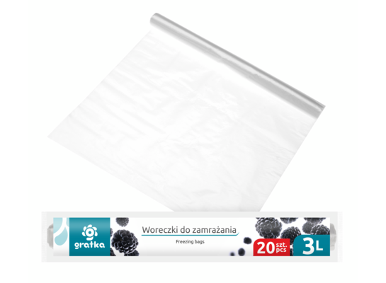 Woreczki do zamrażania 3 l 20 sztuk Gratka