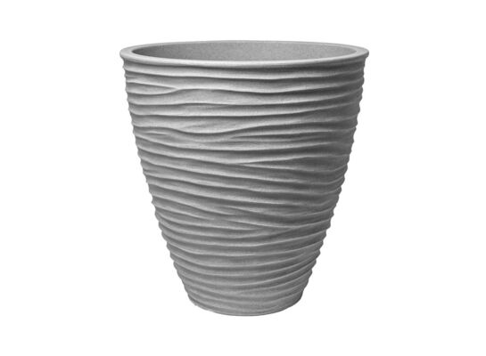 Doniczka okrągła Sand 40 x 42 cm szary