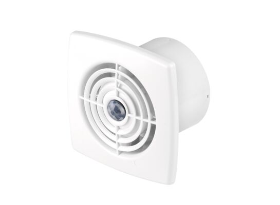 Wentylator łazienkowy WR100R biały, 0,57 kg, Ø100, czujnik ruchu AWENTA