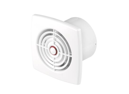 Wentylator łazienkowy WR100T biały, 0,56 kg, Ø100, opóźnienie wyłączenia AWENTA
