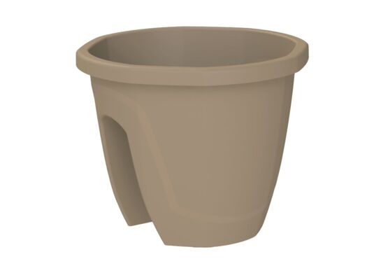 Skrzynka balkonowa Fance 30 x 30 cm mokka brązowy