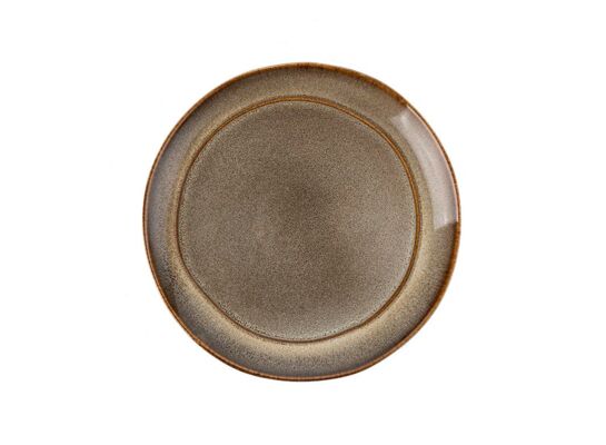 Talerz deserowy Bergen 20 cm brązowy