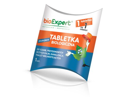 Musujące tabletki biologiczne 1 szt. bioExpert